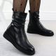 7. Women's black wedge ankle boots Vinceza 26-58557