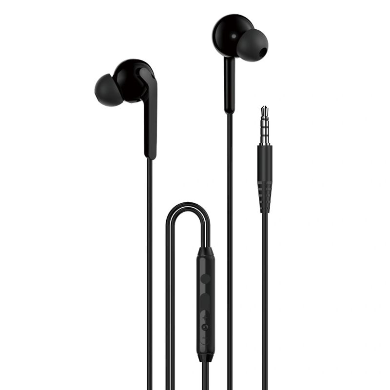 Dudao X3+ in-ear headphones, wired, 3.5mm minijack - black