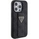 5. Guess Grip Stand 4G Triangle Strass case for iPhone 15 Pro Max - black