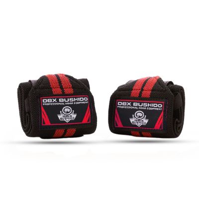 3. Elastic Wrist Supports/Grips | Black/Red