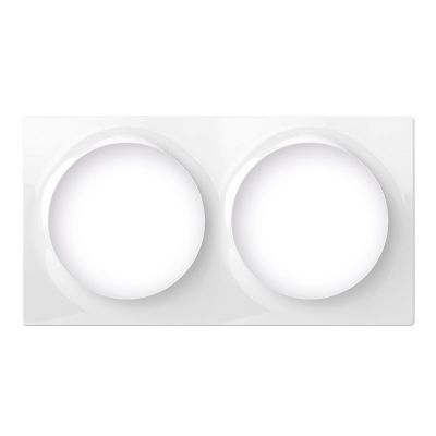 FIBARO Double Cover Plate, white (FG-Wx-PP-0003)