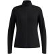Odlo ESSENTIAL WARM FULL ZIP Mid layer full zip women's sweatshirt black XL