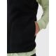 5. Men's sherpa vest with stand-up collar 4F 4FRAW24TVESM172-20S