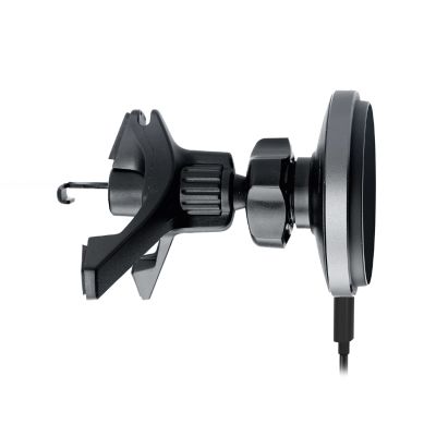 3. Smartphone holder with wireless charger SBS TESUPMAGWIR15W for air vent, compatible with MagSafe - black