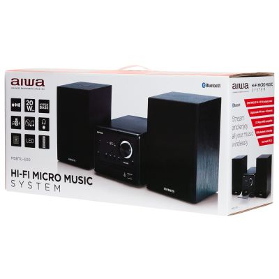 7. AIWA micro stereo MSBTU-300 BT/MP3/CD/USB/FM