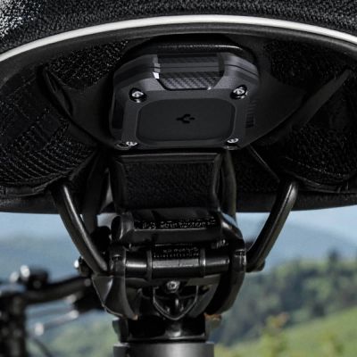 10. Spigen Tough Armor 4-Pack Case for Apple AirTag 1/2 - Black