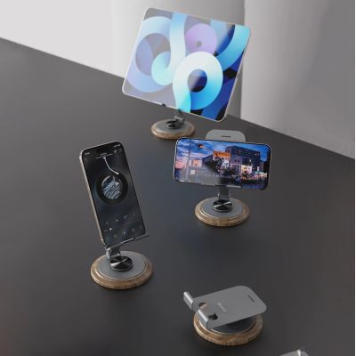 8. Dudao F17M 360° metal phone stand - gray