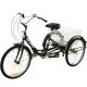 3-WHEEL FOLDING BIKE 24 GREEN SHIMANO 7-SPEED