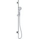 3-function shower set with a shower rail - concealed connection