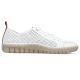 2. Women's leather openwork shoes white Rieker N2405-80
