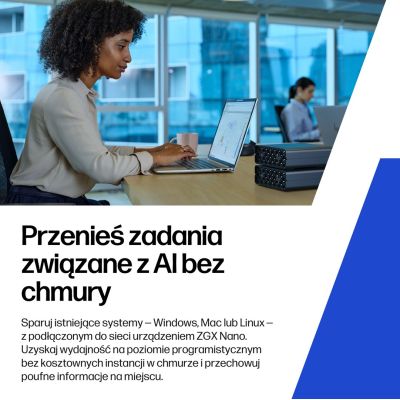50. HP ZGX Nano G1n AI GB10 128 GB LPDDR5x-SDRAM 4 TB SSD Linux Mini PC AI Workstation, AI PC Black