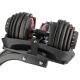 12. SR52 ADJUSTABLE DUMBBELL SET (2 PCS) + STR10 PRO HMS RACK