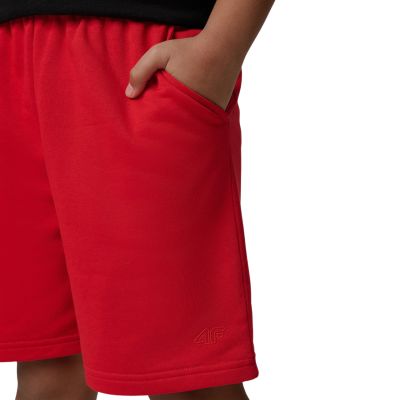 4. Boy's shorts 4F CAS M780 red 4FJWSS26TSHOM780 62S