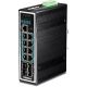 TRENDnet 12Port Gbit Managed L2+ PoE+ Metal Industrial Switch