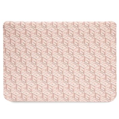 3. Guess GCube Stripes case for a 14" laptop - pink