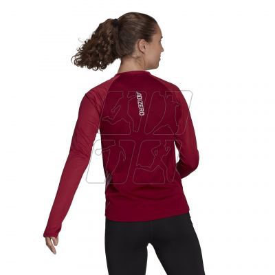 2. Adidas Parley Adizero Long Sleeve Running Tee W HB9322