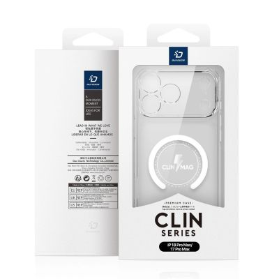 10. Dux Ducis Clin Mag Case with MagSafe for iPhone 18 Pro Max / 17 Pro Max - Transparent