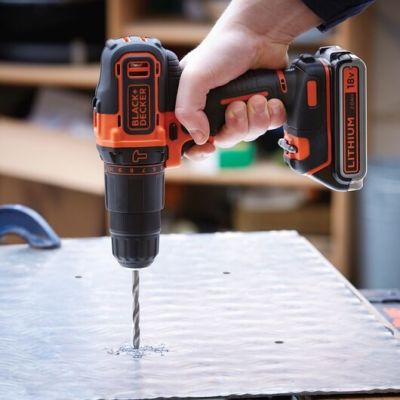 4. Black & Decker BDCHD18K1B2-QW 1400 RPM Drill