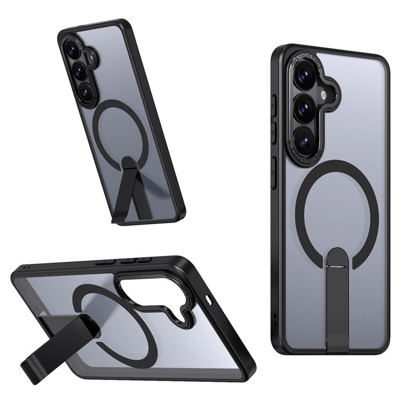 Hybrid Armor X Case for Samsung Galaxy S26 with Stand, Compatible with MagSafe - Black