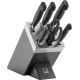 ZWILLING Four Star 35148-507-0 Self-Sharpening Knife Set, 7 Pieces, Gray