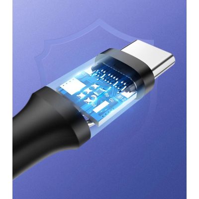 20. Ugreen US287 60117 USB-A / USB-C 3A cable 1.5m - black