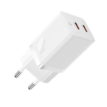 Baseus GaN5 Pro 40W 2xUSB-C Wall Charger - White