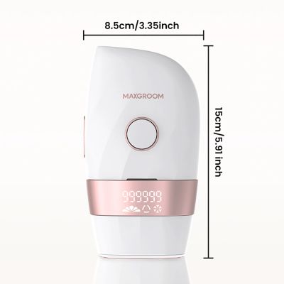 2. MAXGROOM JD-TM003 IPL epilator for hair removal - white and pink