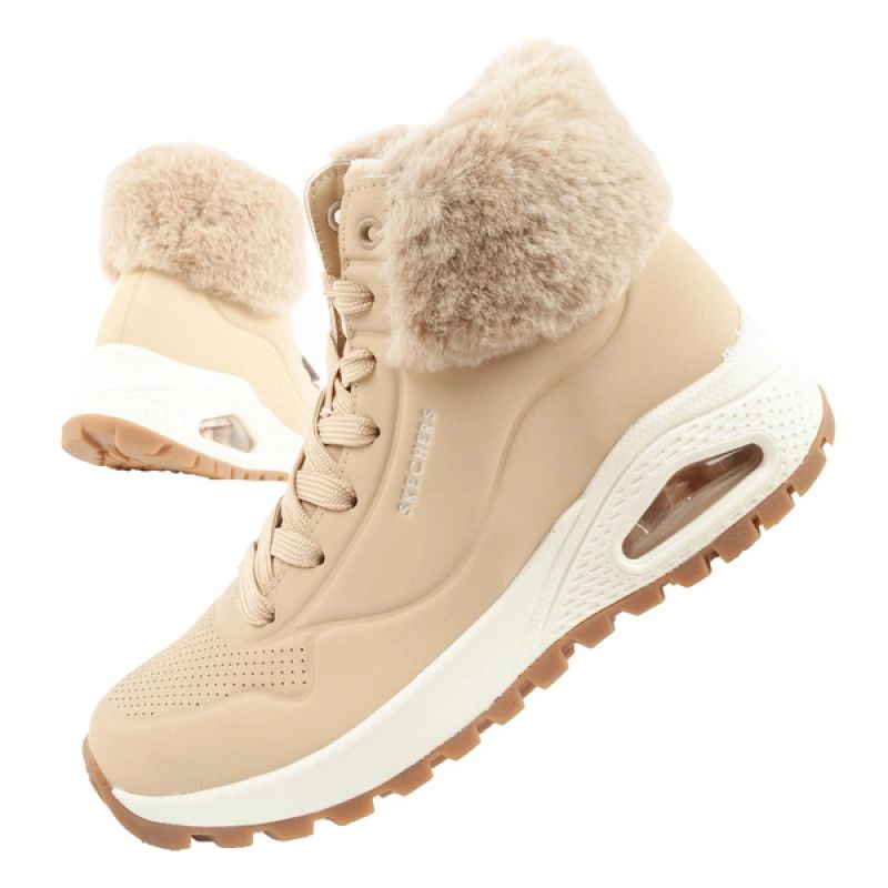 Skechers Uno Rugged Women's Insulated Winter Boots Brown