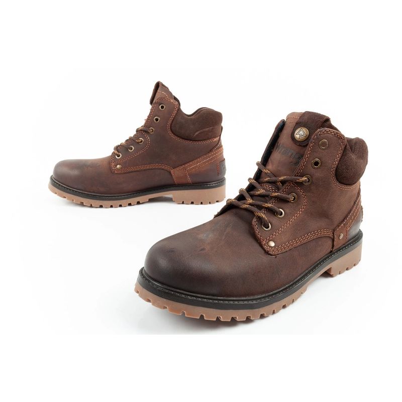 8. Wrangler Yuma men's boots, Chelsea boots, elegant leather, dark brown
