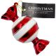 4. GLASS CANDY BALL FORM 10CM HORIZONTAL STRIPES