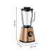 11. TEFAL | Blender | BlendForce BL439G10 | Tabletop | 800 W | Jar material: Glass | Jar capacity: 1.75 L | Ice crushing | Copper