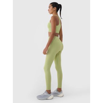 4. Women's seamless training leggings 4F 4FRSS25TFTIF309-42S
