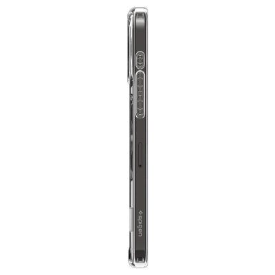 6. Spigen Ultra Hybrid S MagSafe Case with Stand for iPhone 15 Pro - Transparent