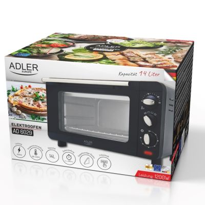 9. ADLER AD 6029 Black Electric Oven