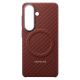 4. Carbon Magnet Case for Samsung Galaxy S26 S942, Coralred EF-KS942SREGWW