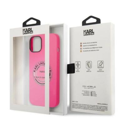 8. Karl Lagerfeld KLHCP14MSRSGRCF iPhone 14 Plus 6.7 "hardcase pink / pink Silicone RSG