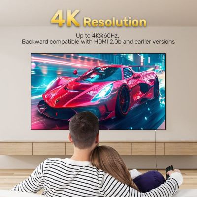 12. UNITEK HDMI OPTICAL CABLE 2.0 AOC 4K 60HZ 20M
