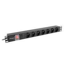 Lanberg PDU-07E-0200-BK power strip (16 A; 2 m; black)
