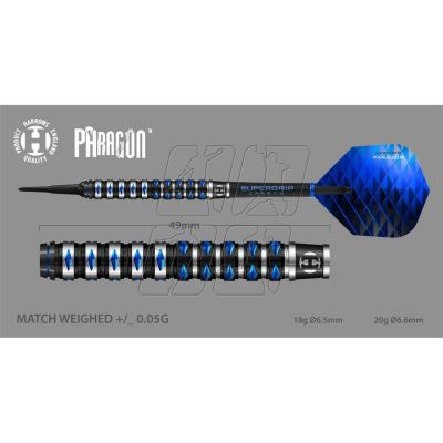 7. Darts Harrows Paragon 90% Softip HS-TNK-000016010