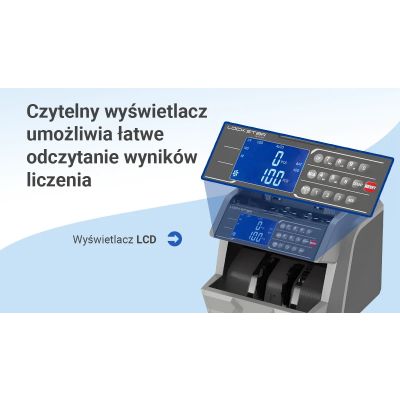 11. Extralink LockStar MG X-600 UV, IR professional banknote counter
