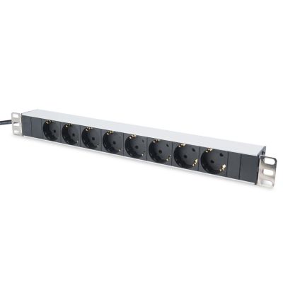 6. DIGITUS DN-95401 RACK strip (8 x UTE; 16 A; 2 m; black)