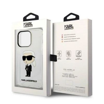 8. Karl Lagerfeld Ikonik Karl case for iPhone 14 Pro Max - transparent