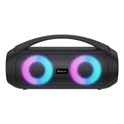 3. Denver BTG-618 Portable/Party Speaker Portable Stereo Speaker Black 40W