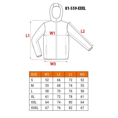 NEO tools 81-559-XXXL workwear jacket