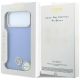 8. Guess Grained Round Strass Logo MagSafe Case for iPhone 18 Pro Max / 17 Pro Max - Blue