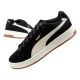 Puma men's Court Classico sports shoes leather sneakers black