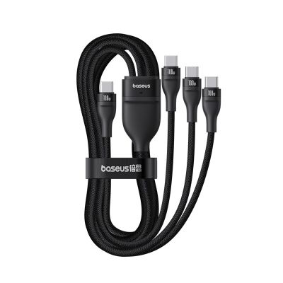 3. Baseus Flash Series 3 100W Cable 1.5m (Black)
