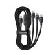3. Baseus Flash Series 3 100W Cable 1.5m (Black)