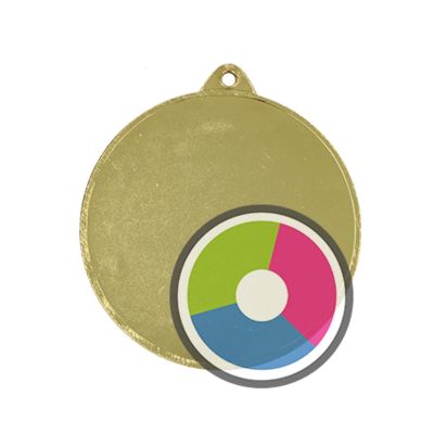 Medal with luxor jet print