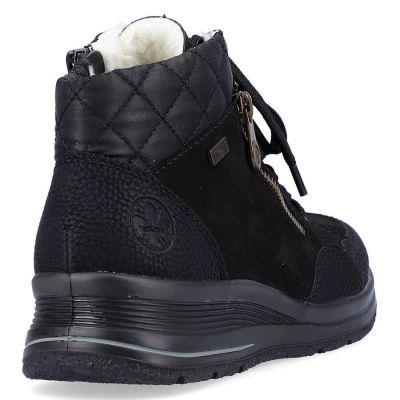 26. Rieker W RKR567 Waterproof Insulated Leather Ankle Boots